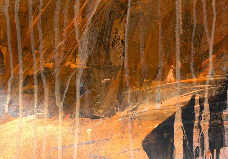 Original Abstract Expressionism Abstract Painting by Anne Fox