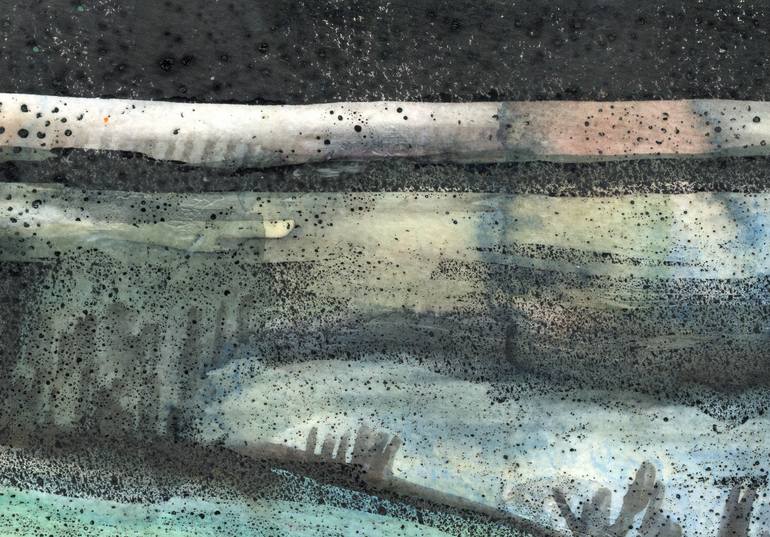 Original Abstract Expressionism Abstract Painting by Anne Fox