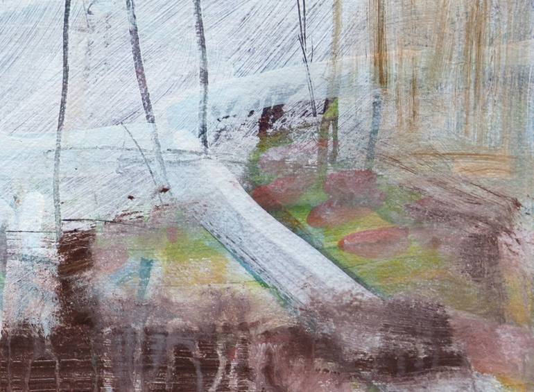 Original Abstract Classical Mythology Painting by Anne Fox