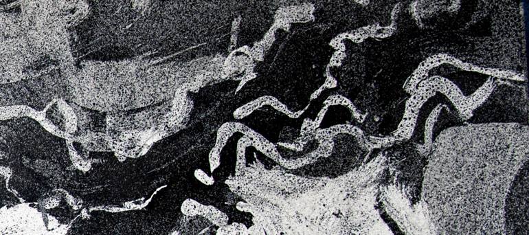 Original Abstract Water Painting by Anne Fox