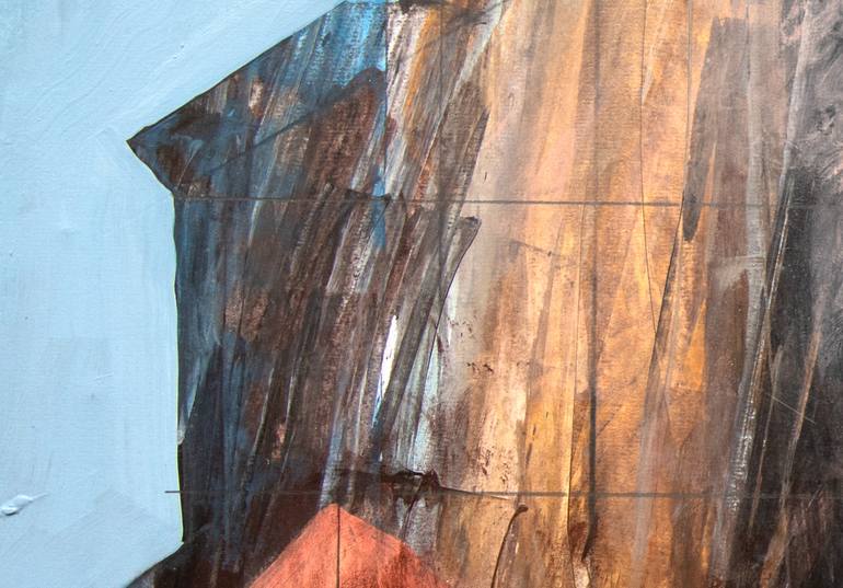 Original Abstract Architecture Painting by Anne Fox