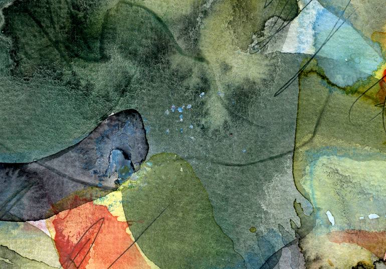 Original Abstract Landscape Painting by Anne Fox