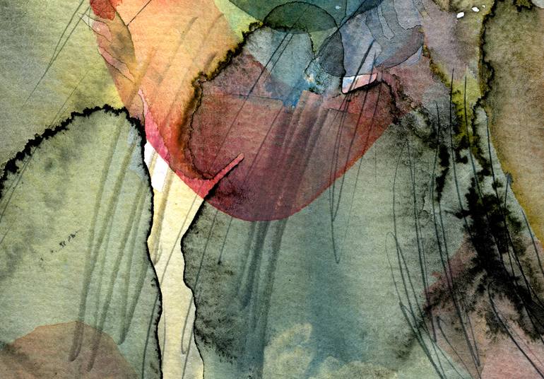 Original Abstract Landscape Painting by Anne Fox