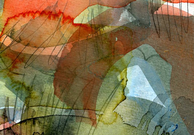 Original Abstract Landscape Painting by Anne Fox