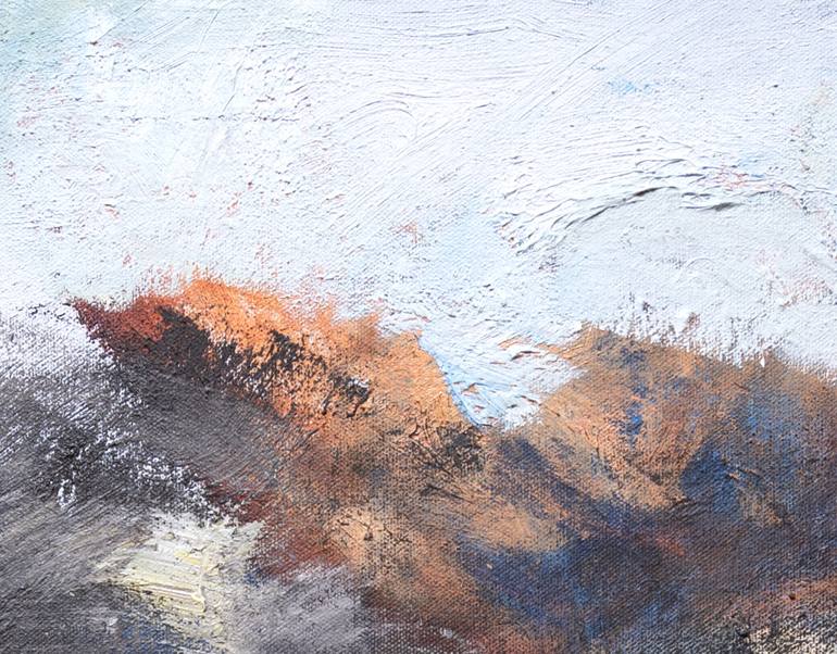 Original Abstract Architecture Painting by Anne Fox