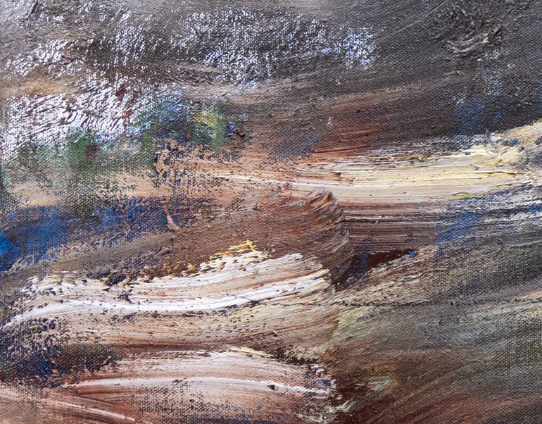 Original Abstract Architecture Painting by Anne Fox