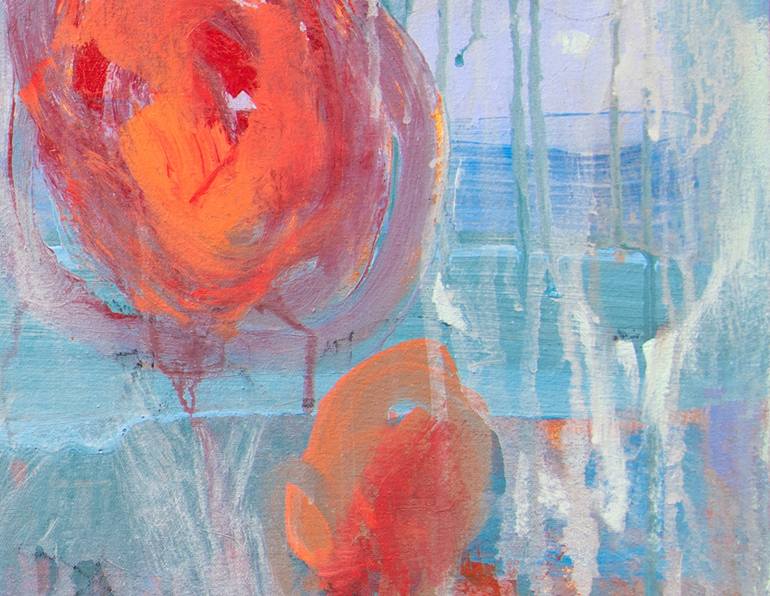 Original Abstract Expressionism Abstract Painting by Anne Fox