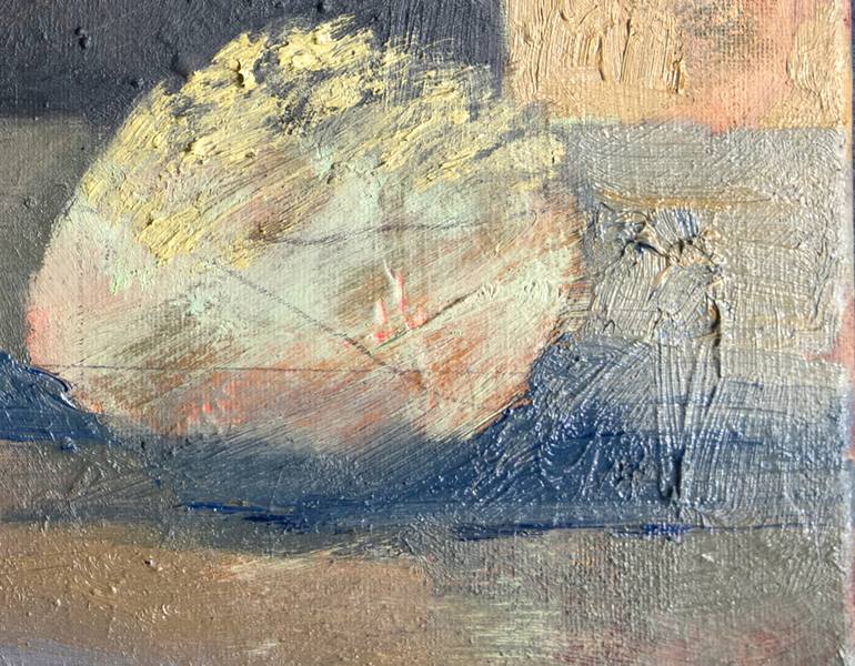 Original Abstract Architecture Painting by Anne Fox