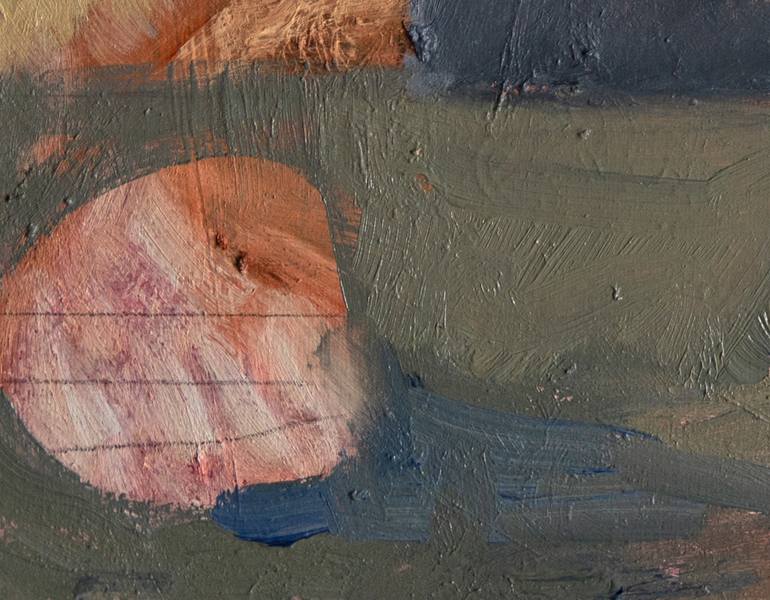 Original Abstract Architecture Painting by Anne Fox