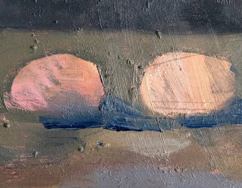 Original Abstract Architecture Painting by Anne Fox