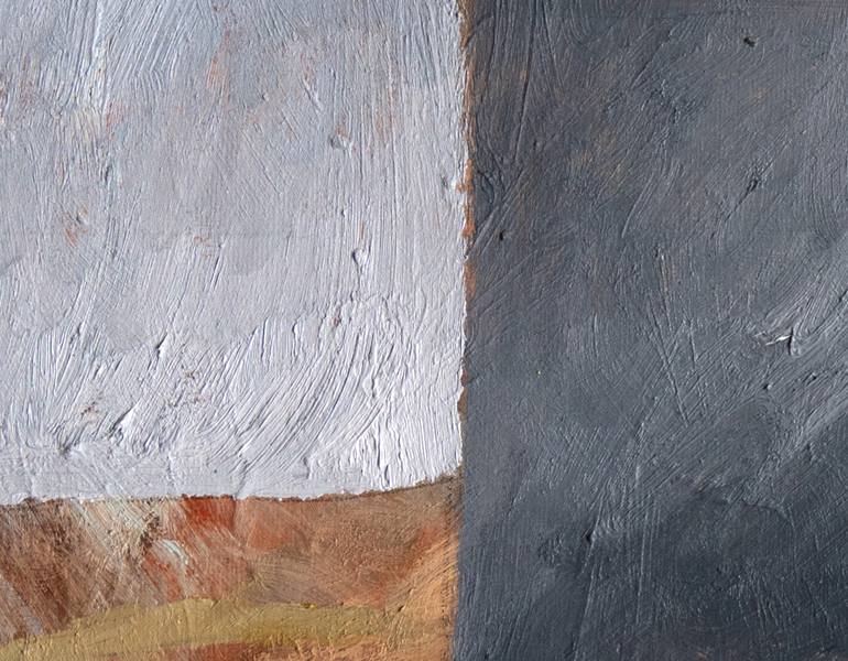 Original Abstract Architecture Painting by Anne Fox