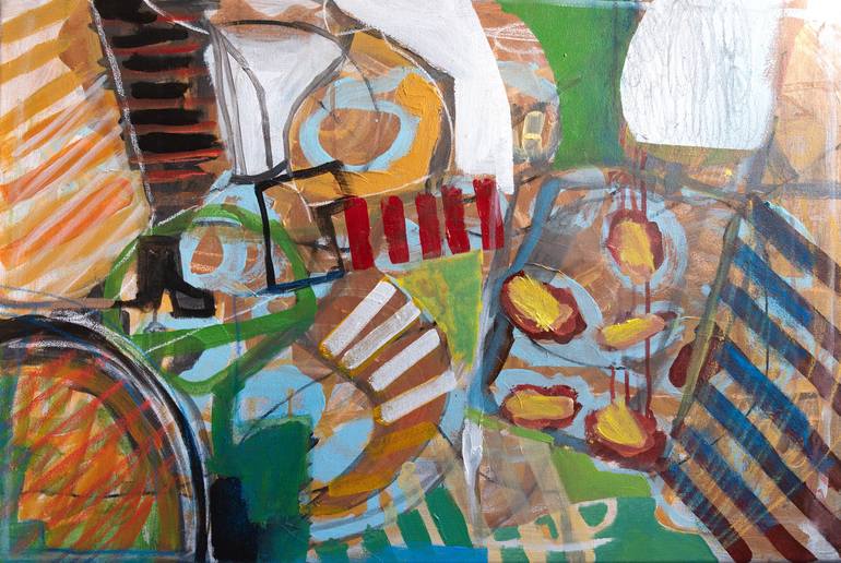 Original Contemporary Abstract Paintings by Anne Fox