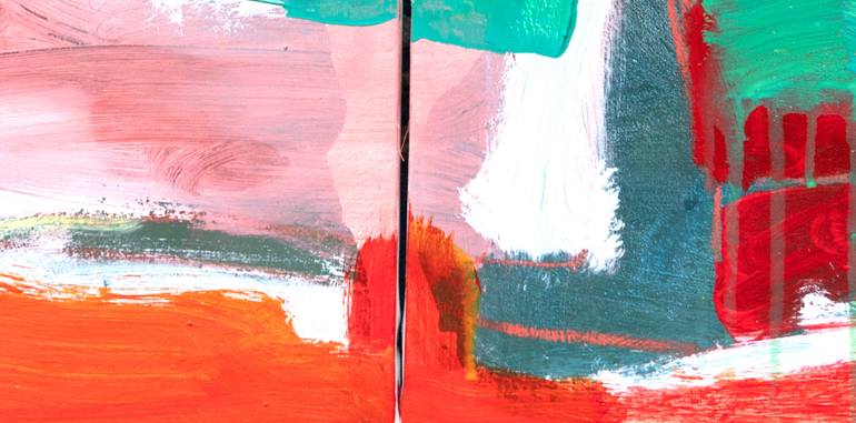 Original Color Field Painting Abstract Painting by Anne Fox