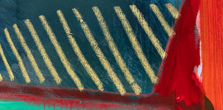 Original Color Field Painting Abstract Painting by Anne Fox