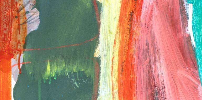 Original Color Field Painting Abstract Painting by Anne Fox