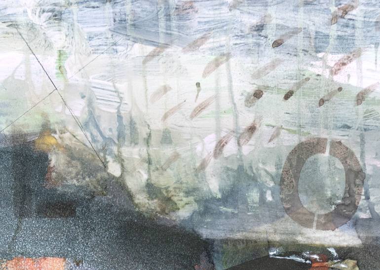 Original Abstract Expressionism Abstract Painting by Anne Fox