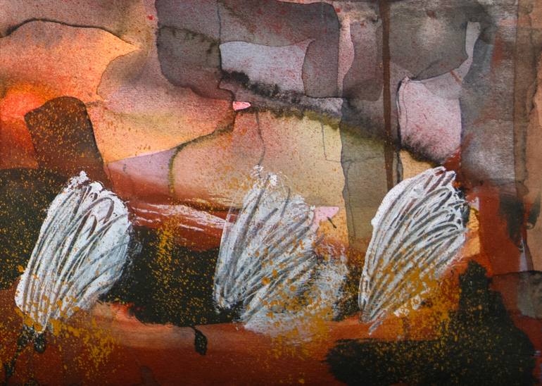 Original Abstract Expressionism Abstract Painting by Anne Fox