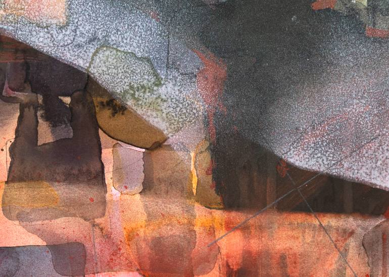 Original Abstract Expressionism Abstract Painting by Anne Fox