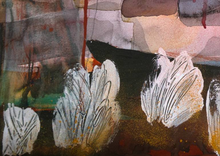 Original Abstract Expressionism Abstract Painting by Anne Fox