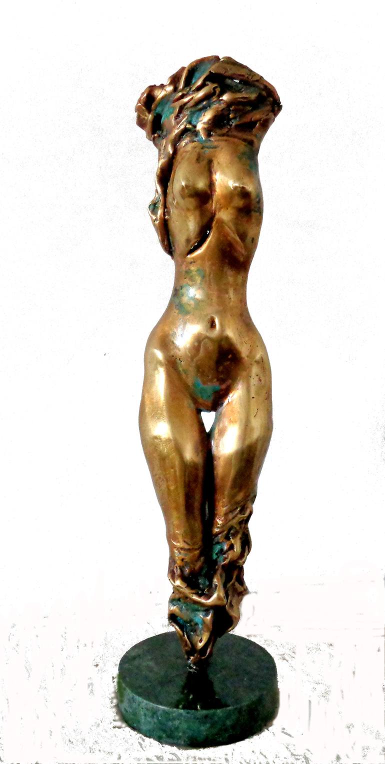 Original Figurative Erotic Sculpture by Liubka Kirilova