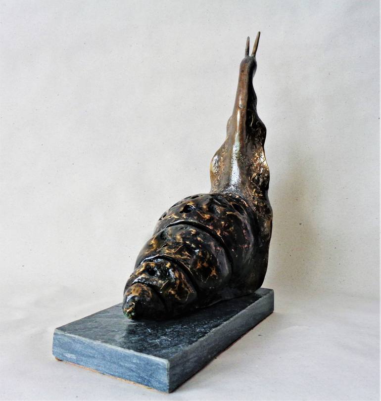 Original Fine Art Animal Sculpture by Liubka Kirilova