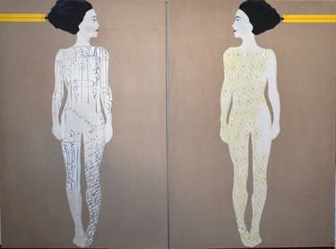 Original Modern Body Paintings by Jason Noushin