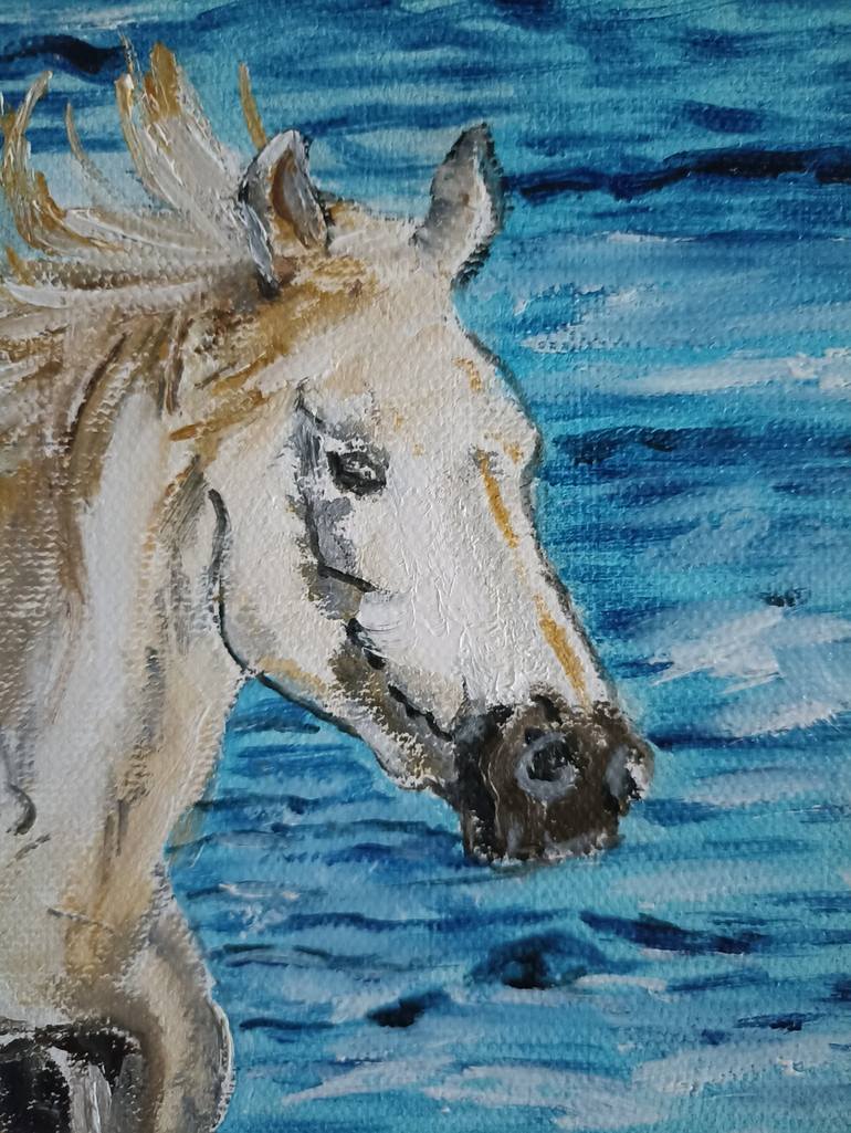 Original Realism Horse Painting by Isabelle Lucas