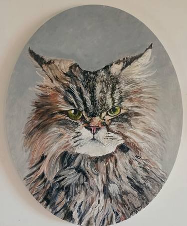 Original Cats Painting by Isabelle Lucas