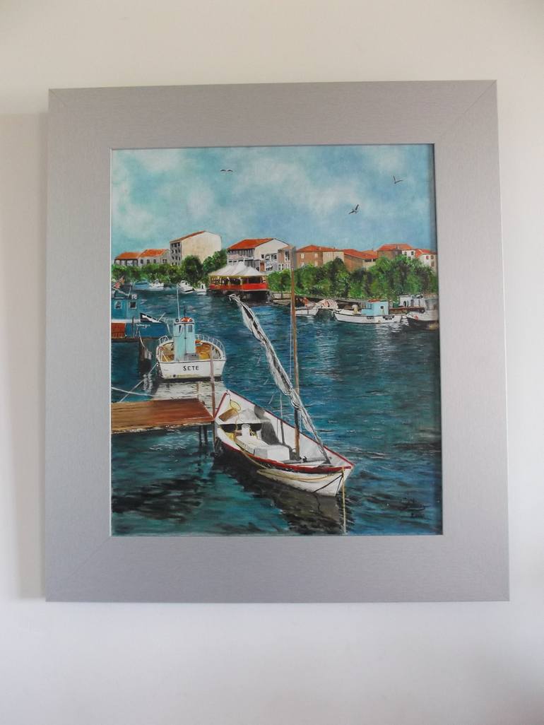 Original Boat Painting by Isabelle Lucas