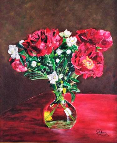 Original Impressionism Floral Paintings by Isabelle Lucas