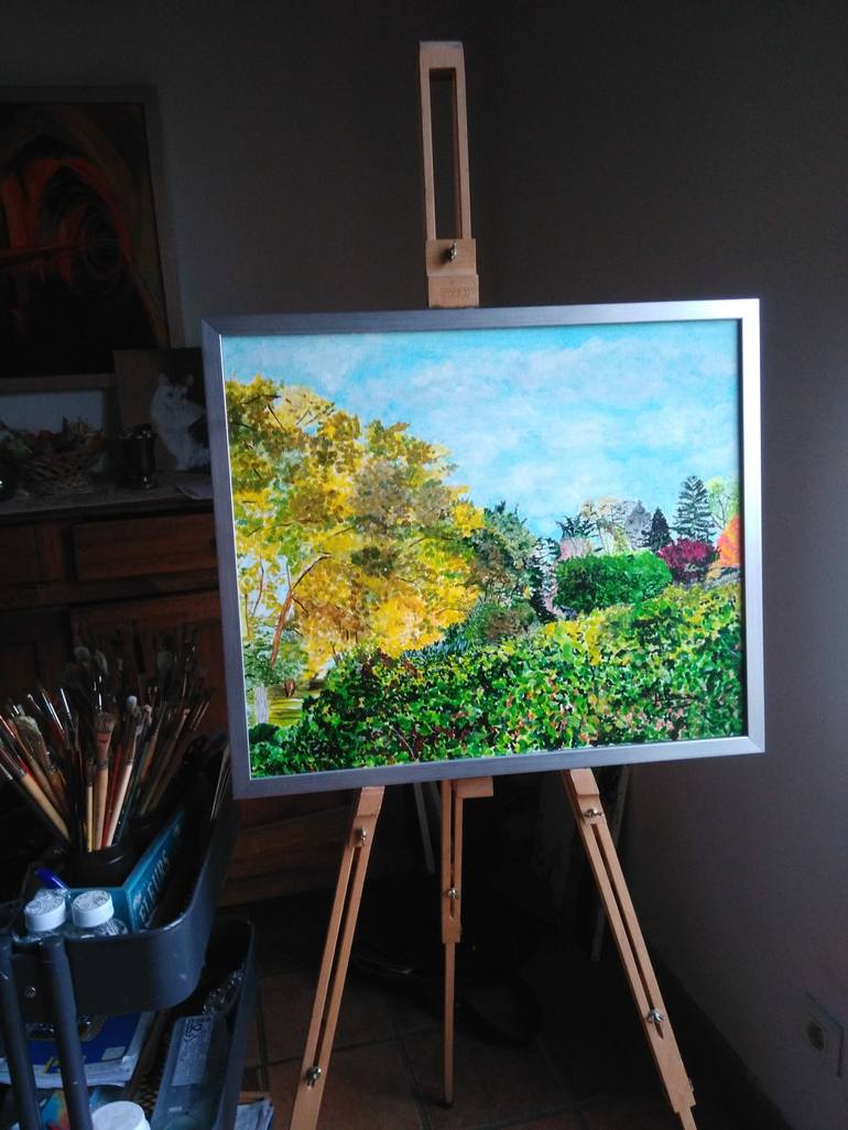 Original Impressionism Landscape Painting by Isabelle Lucas