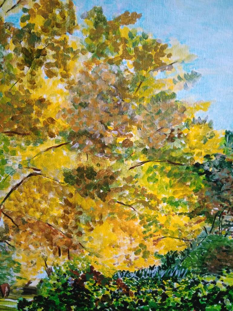 Original Impressionism Landscape Painting by Isabelle Lucas