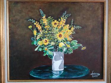 Original Fine Art Floral Paintings by Isabelle Lucas