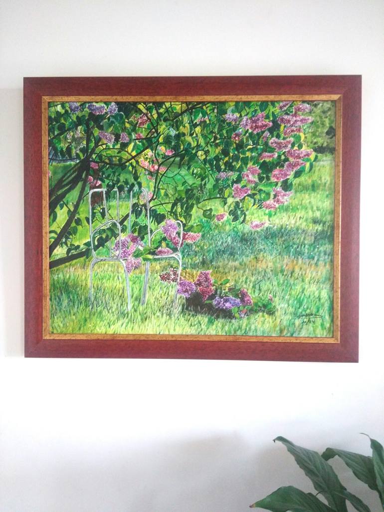 Original Impressionism Floral Painting by Isabelle Lucas