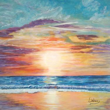 Original Impressionism Beach Paintings by Isabelle Lucas