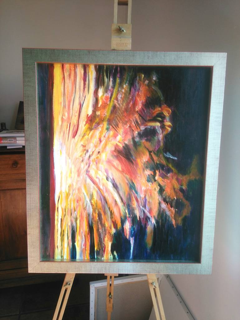 Original Abstract Painting by Isabelle Lucas