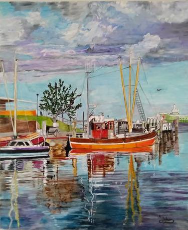 Original Boat Paintings by Isabelle Lucas