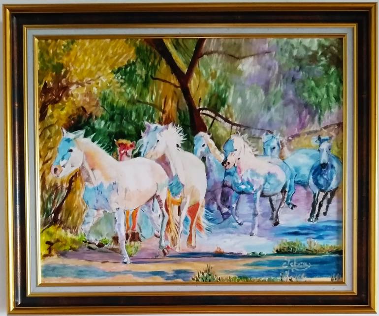 Original Horse Painting by Isabelle Lucas