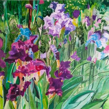 Print of Impressionism Floral Paintings by Isabelle Lucas