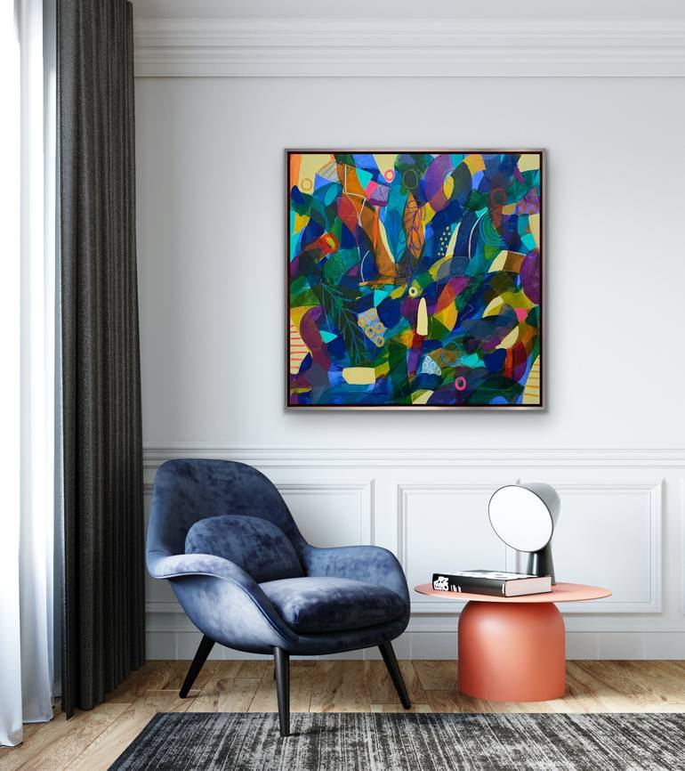 Original Abstract Painting by Rashna Hackett