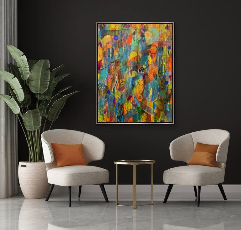 Original Abstract Painting by Rashna Hackett