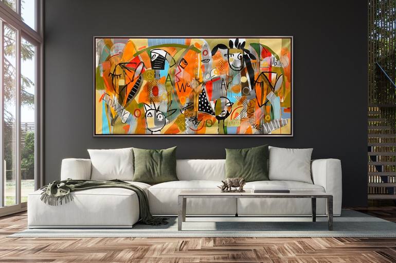 Original Abstract Painting by Rashna Hackett