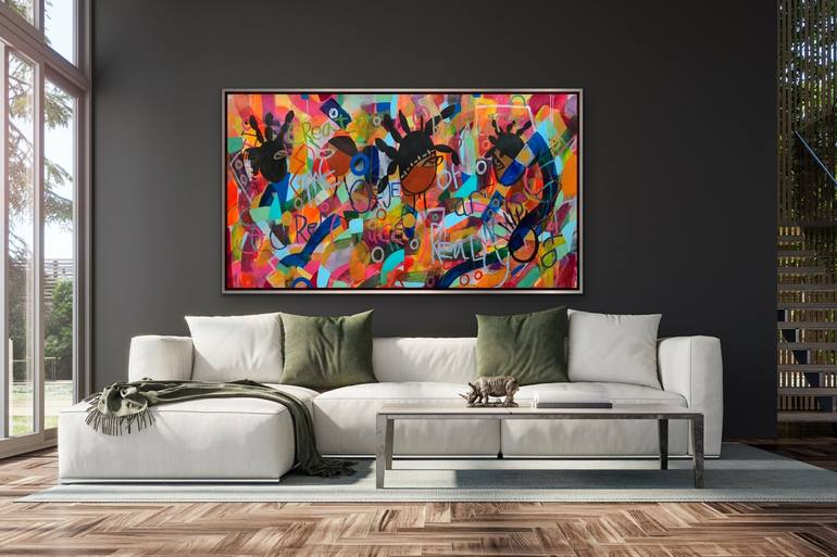 Original Abstract Painting by Rashna Hackett