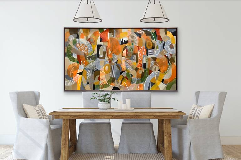 Original Abstract Painting by Rashna Hackett