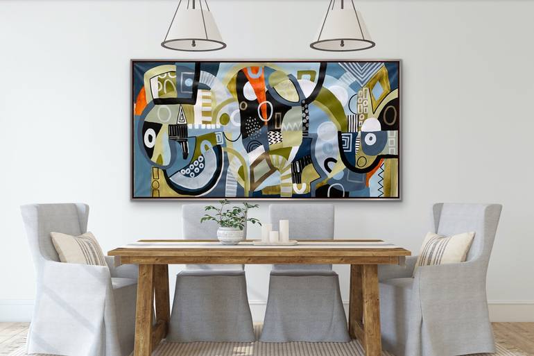 Original Abstract Painting by Rashna Hackett