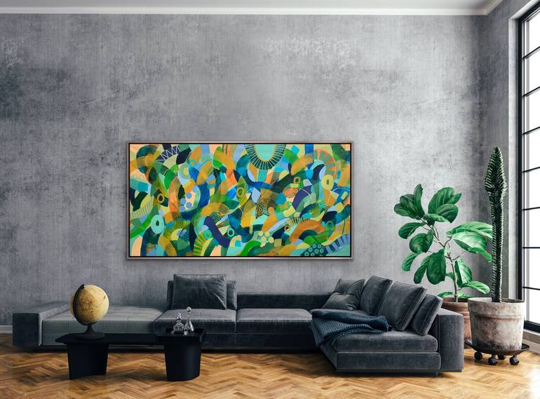 Original Abstract Painting by Rashna Hackett