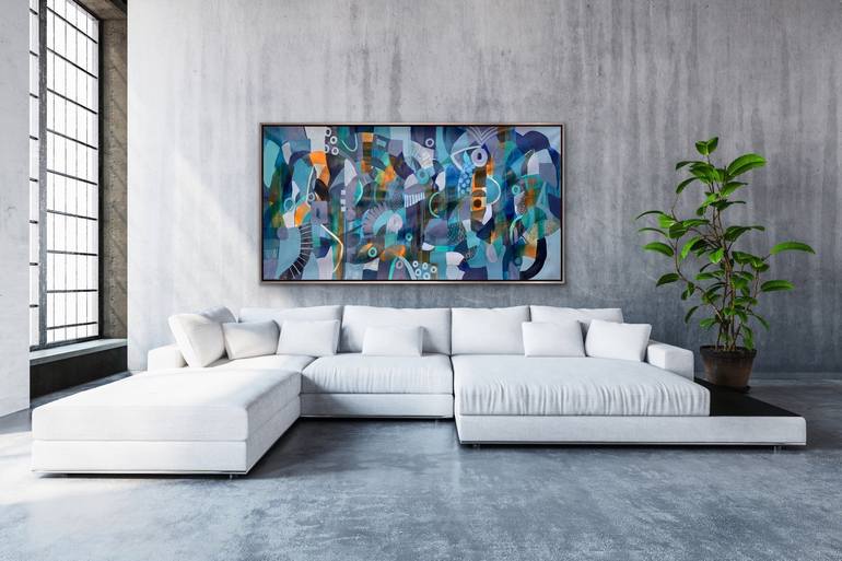 Original Abstract Painting by Rashna Hackett