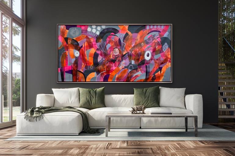 Original Abstract Painting by Rashna Hackett