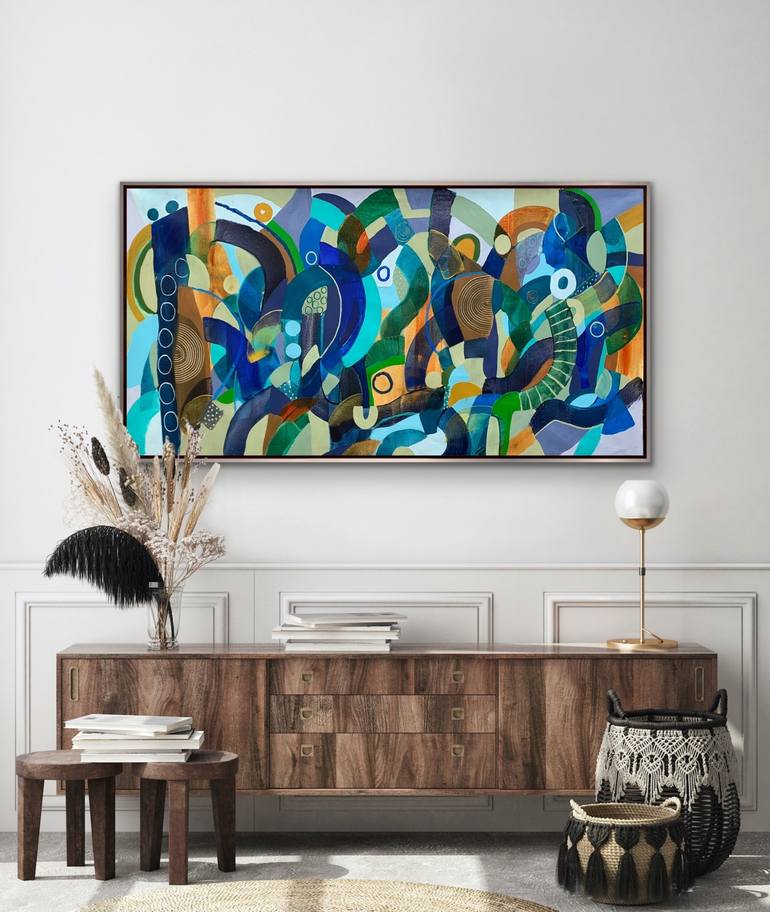 Original Abstract Painting by Rashna Hackett