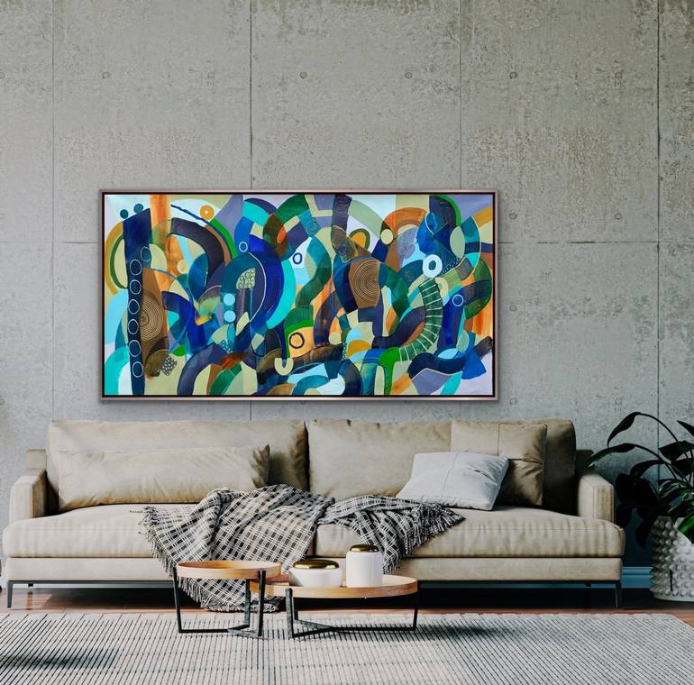 Original Abstract Painting by Rashna Hackett